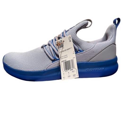 adidas Lite Racer Adapt 7.0 Kids Slip-On Athletic Sneakers Gray/Blue 6.5 W/8 - Picture 2 of 5